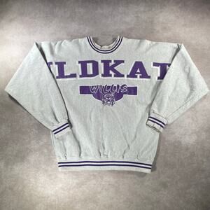90’s Willis Wildcats All Over Graphic Crewneck Sweatshirt